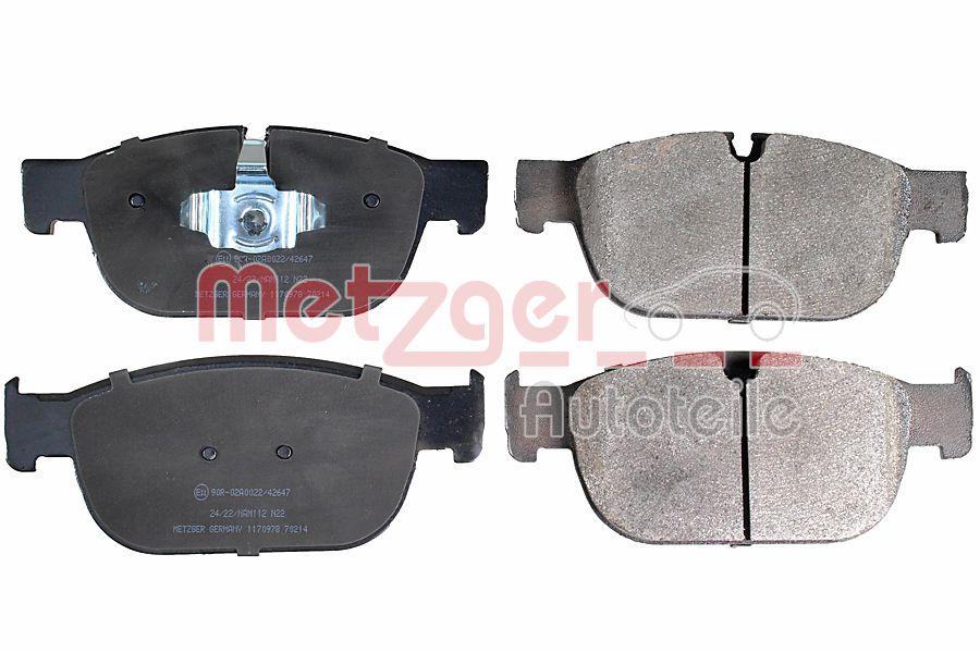 METZGER 1170978 GREENPARTS Bremsbelagsatz, Scheibenbremse